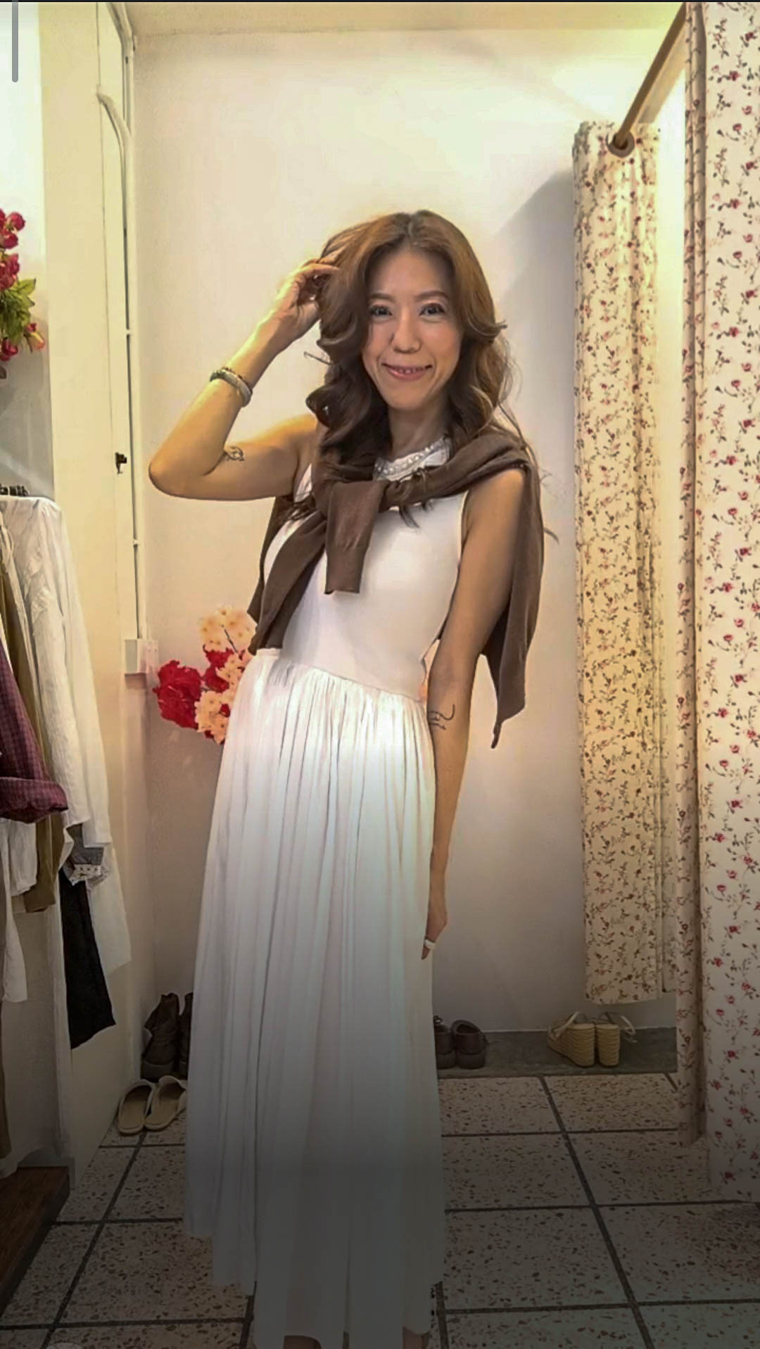 D4682 RM189 ▶️無袖長洋裝 👉B:70cm W:74-92cm H:cm L:130cm