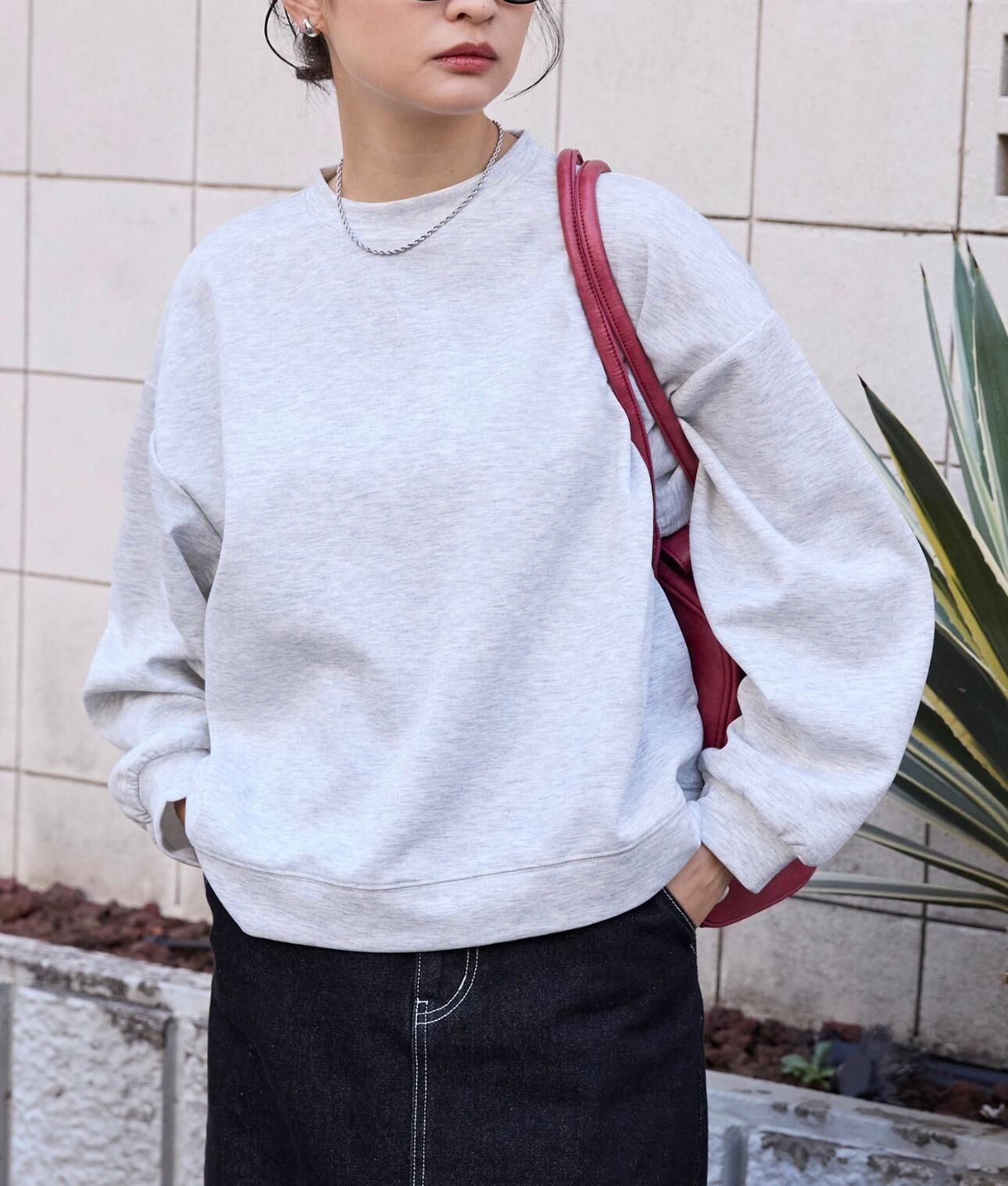 【預購】JN022708 MONO-MART 空氣感立體廓形衛衣