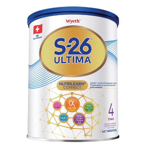 Wyeth惠氏S-26 ULTIMA 4號兒童成長配方奶粉 800克