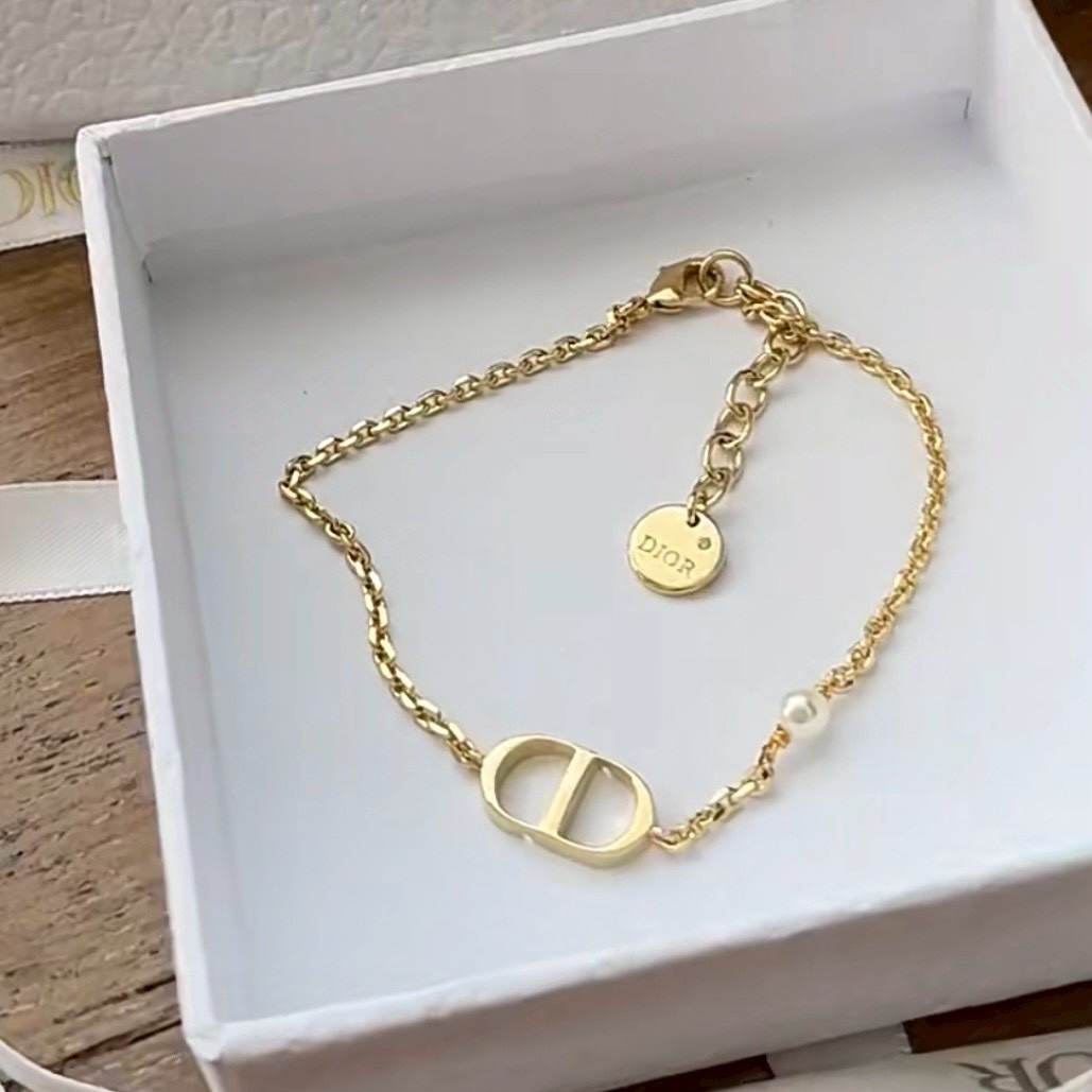 18k Dr”CD小珍珠經典高奢定製手鍊