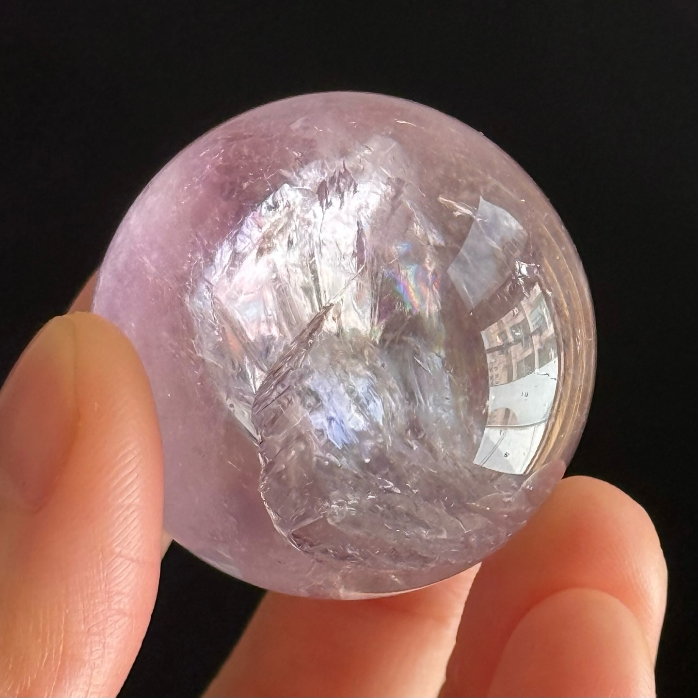 [原石] 爆彩 紫水晶球