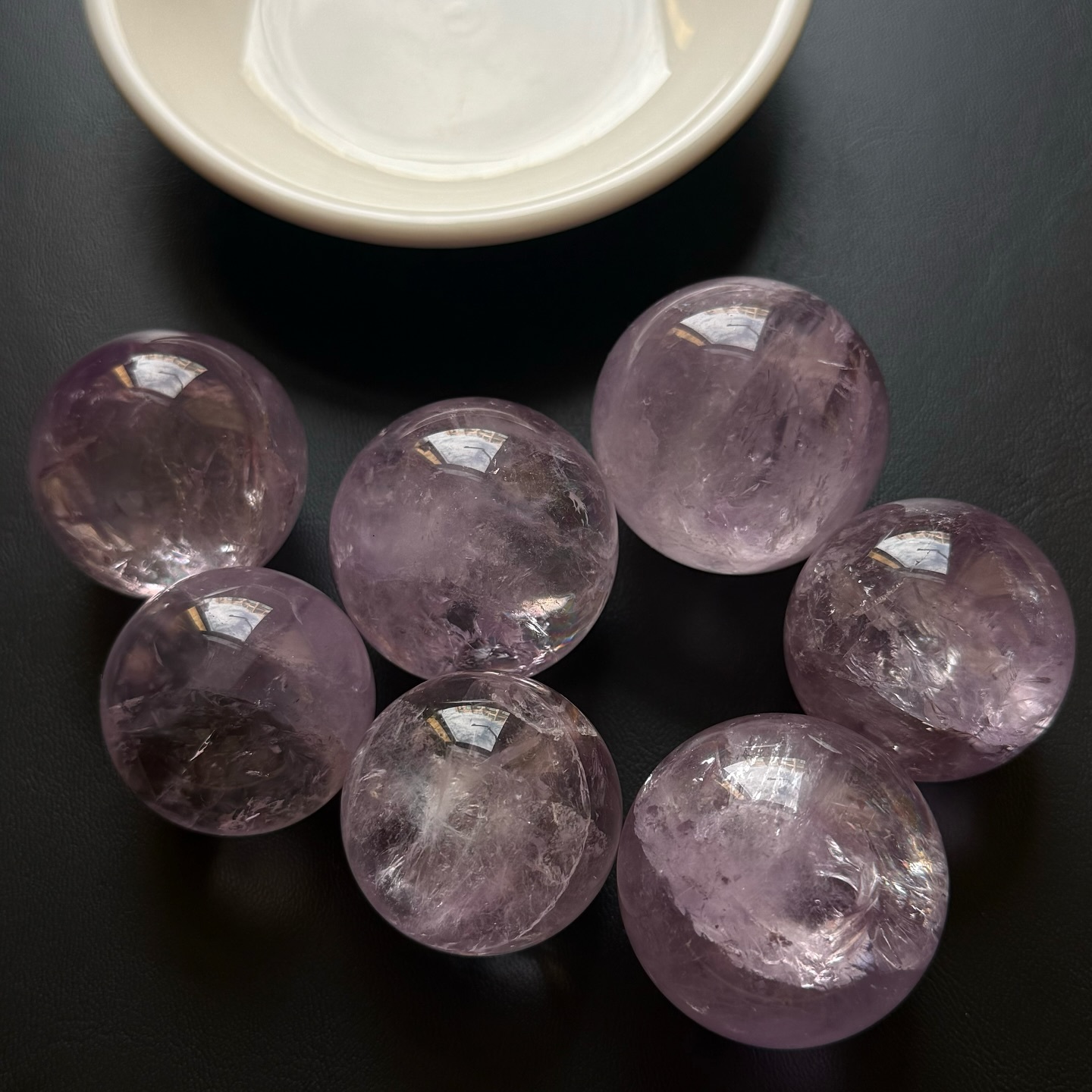 [原石] 爆彩 紫水晶球