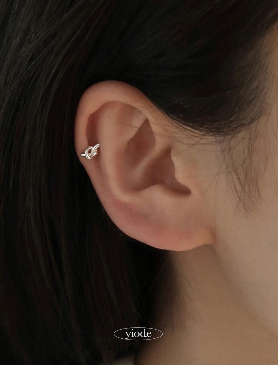 品牌選物| Yiode | 925 silver twisted knot piercing