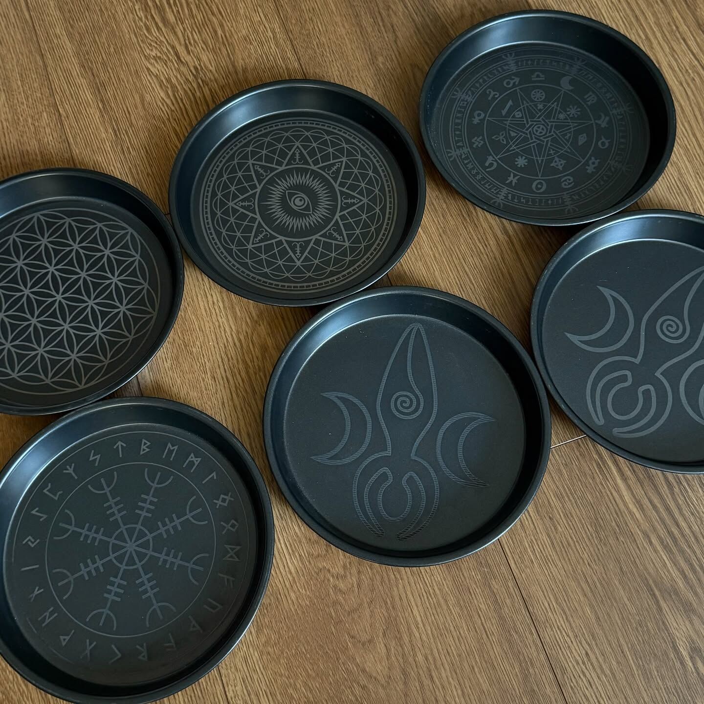 [原石] 靈性圖騰 魔法燭台 / 金屬收納盤