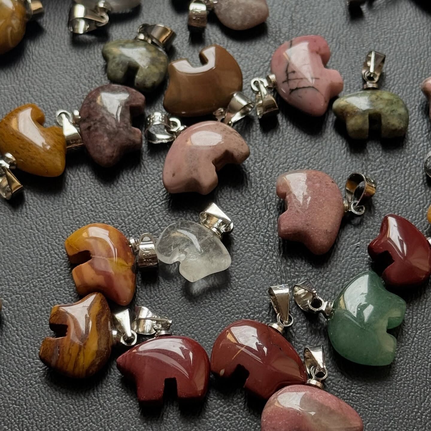 [原石] Zuni Bear 水晶吊墜