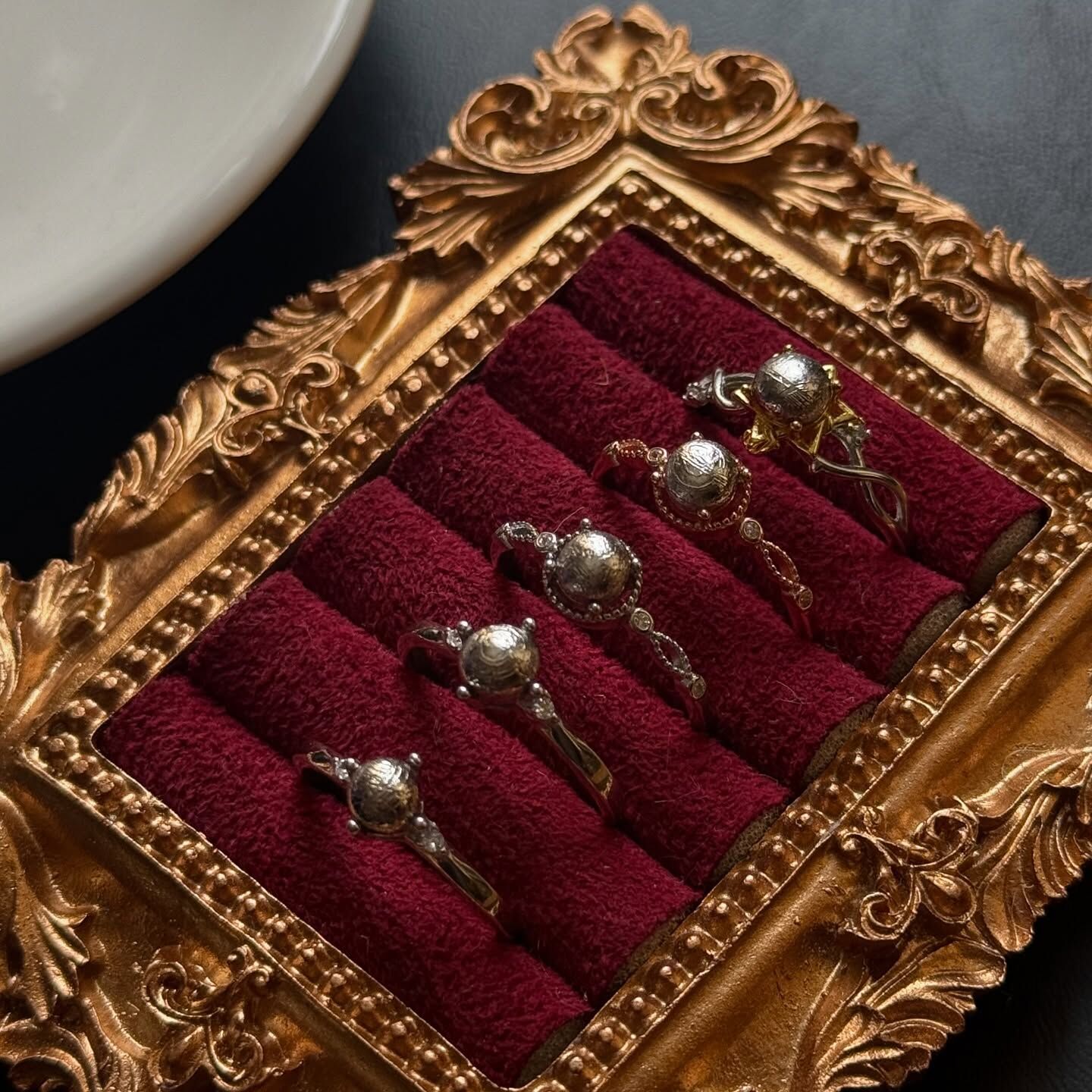 [原石] 鐵隕石 / 天鐵 925銀戒指 簡單基本款