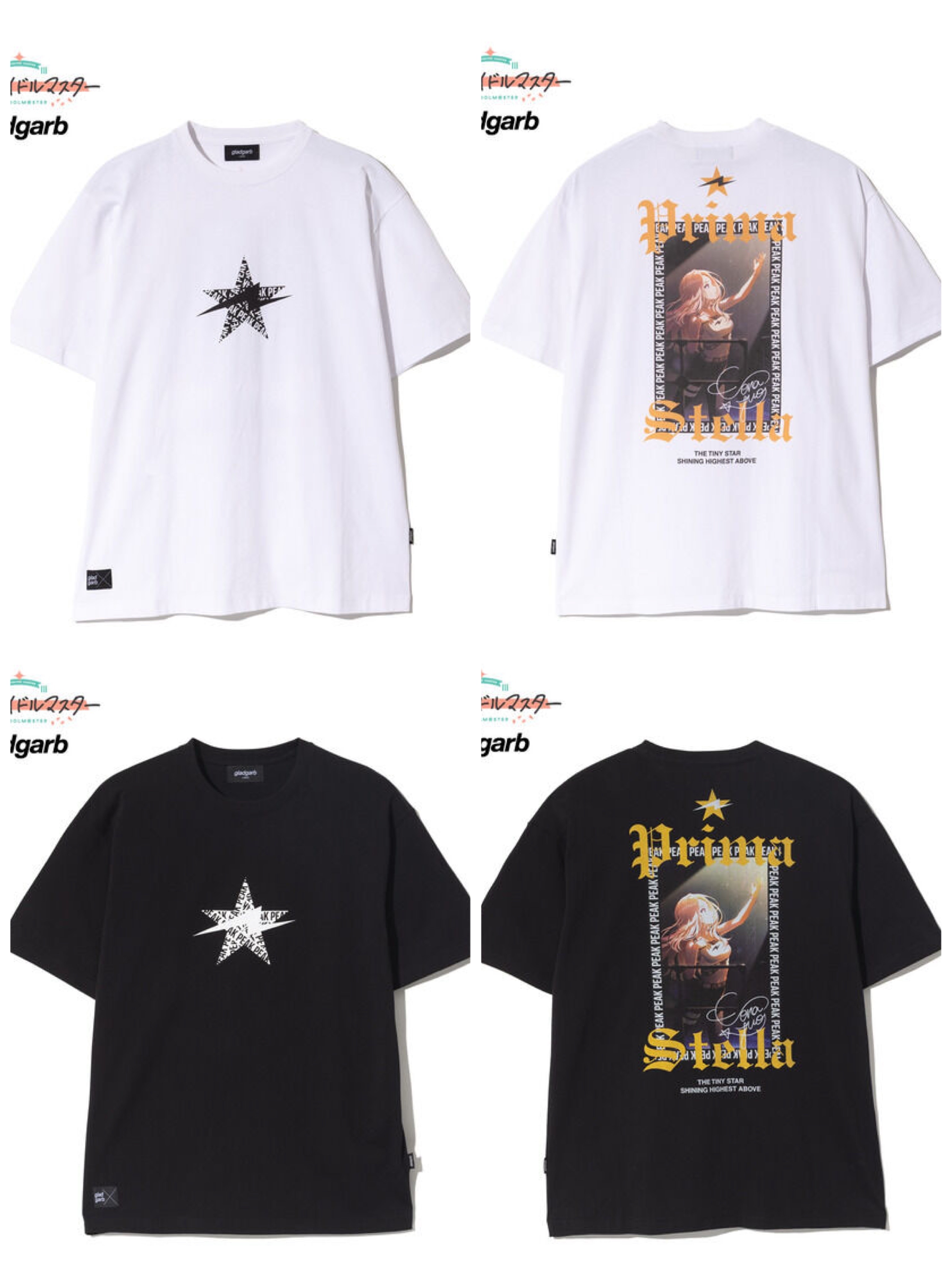 247054 Pbandai 預訂 2026/6月 学園アイドルマスター×gladgarb Tiny Ambition Tee