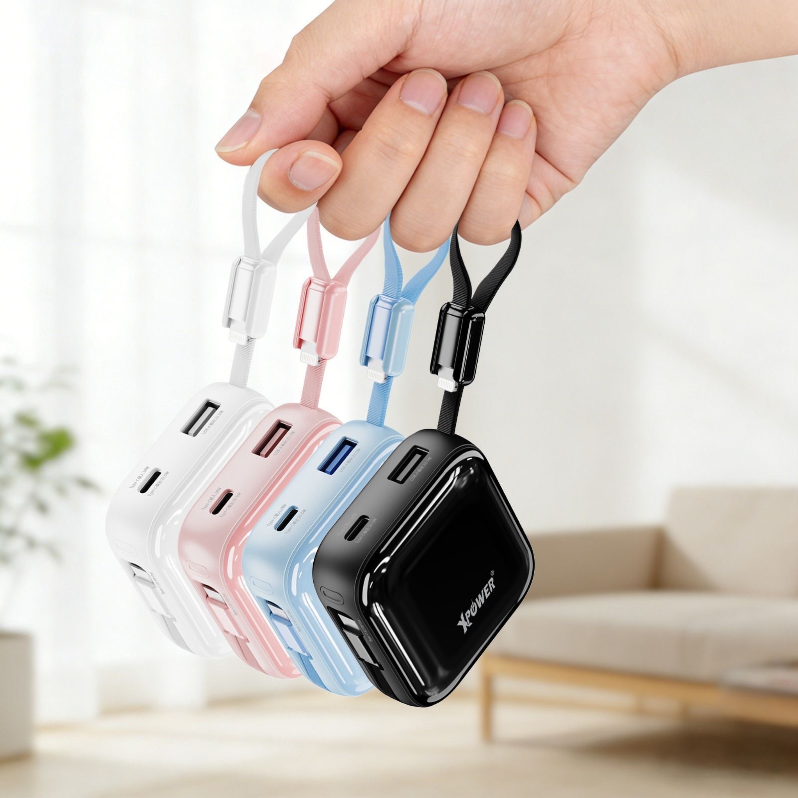 XPower Ultra Pocket F1103 Type-C 大容量 10000mAh 超MINI口袋移動電源 -2600098-260305