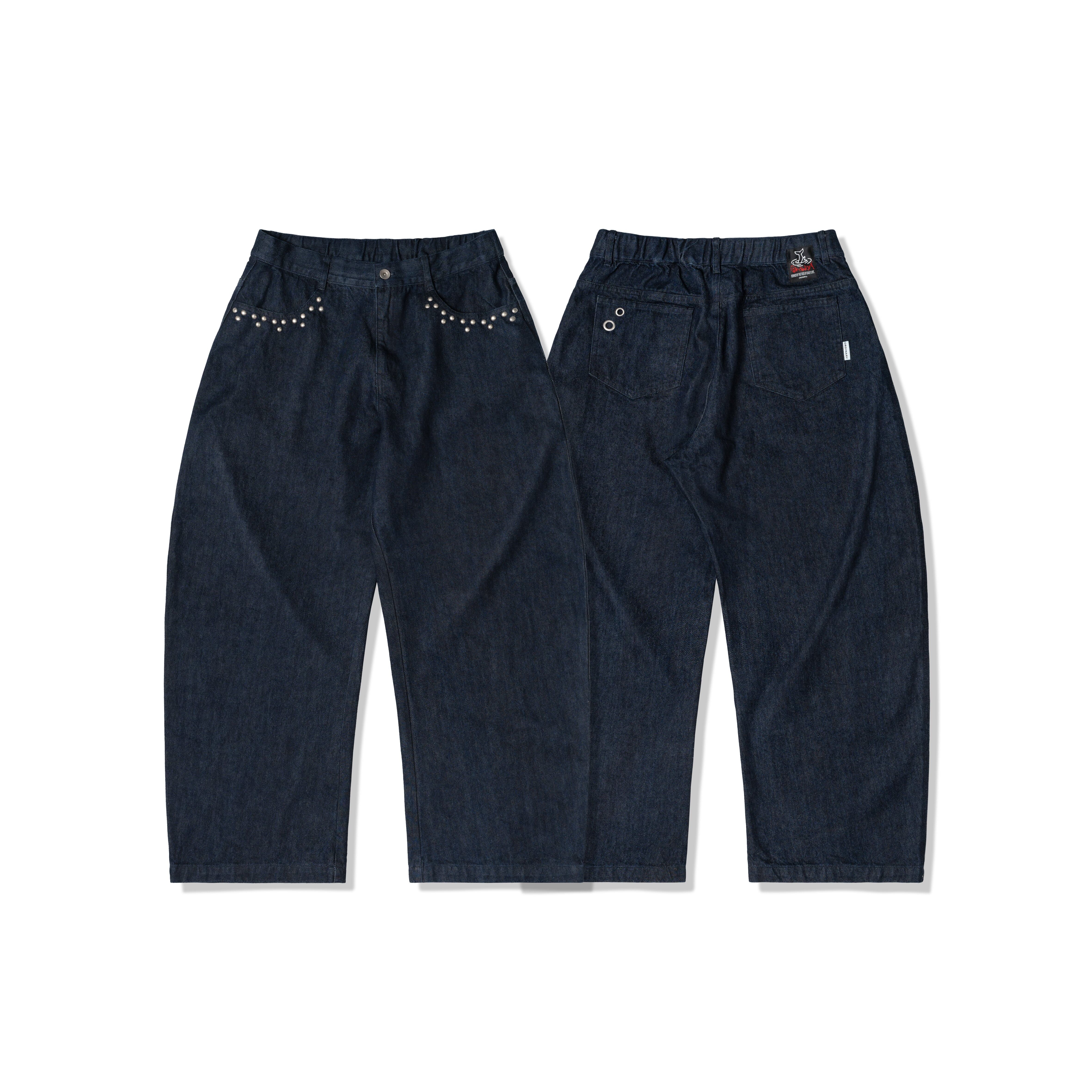 【車庫服飾】ORDINARY CURVE LEG TROUSERS