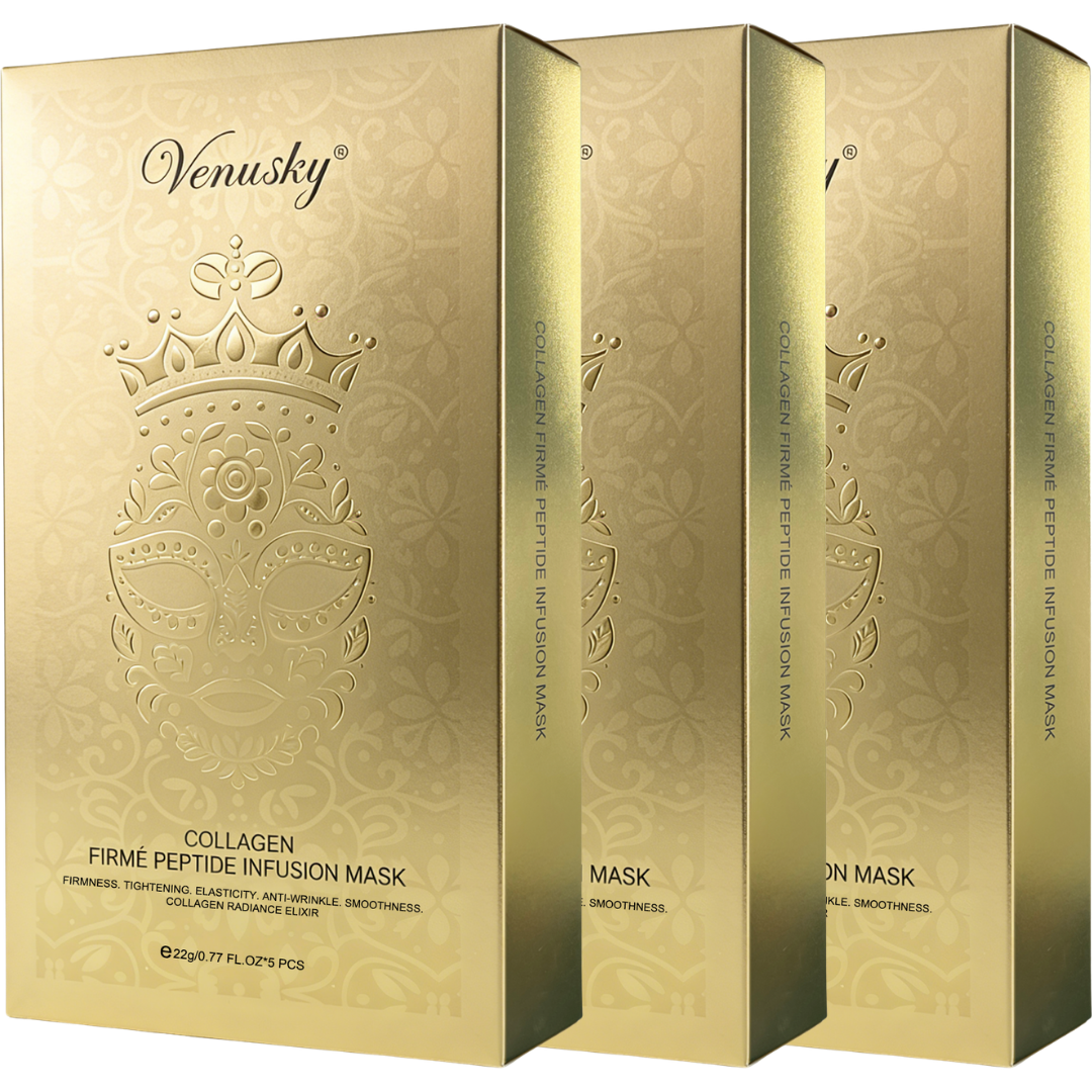 FAC-BBG0301-012 VENUSKY 膠原蛋白修護精華面膜（5片裝）*3盒 (A12)