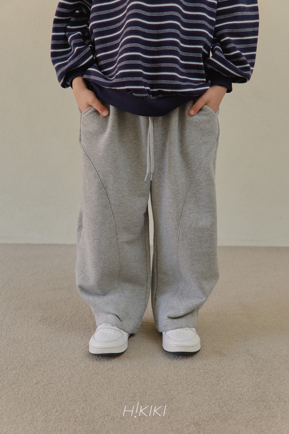 Hi! kiki 彎刀棉寬褲 / 2色