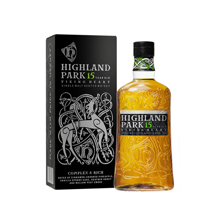 Highland Park 15 Years Old Viking Heart Single Malt Scotch Whisky 高原騎士15年單一麥芽威士忌(黑銀色禮盒) 700ml
