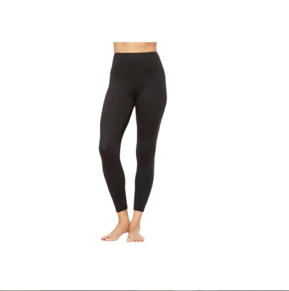 [S] FELINA BLACK WOMEN'S VELVETY SOFT LEGGING 2-PACK, 1804215 (SZZ1090)