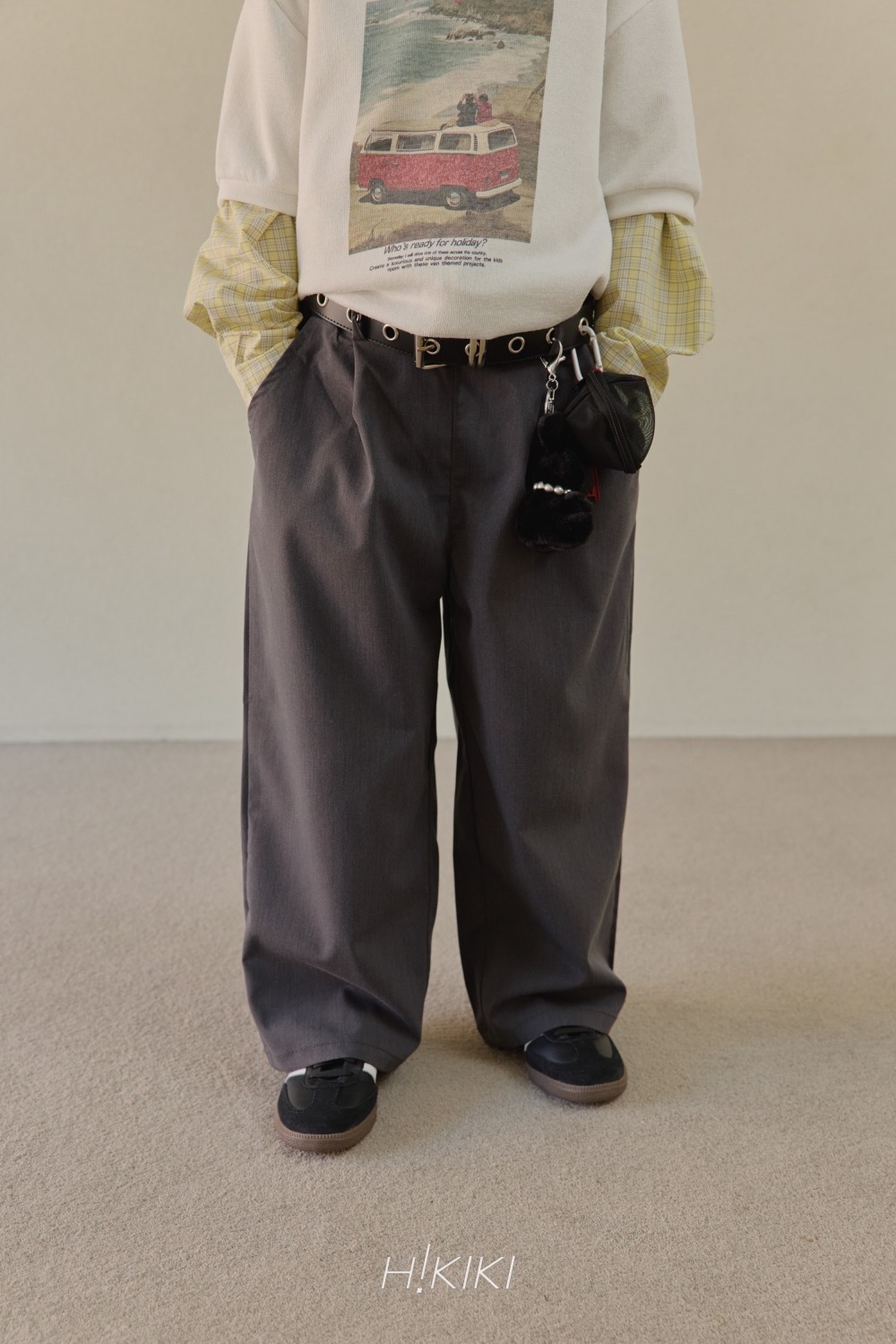Hi! kiki 休閒西裝褲 / 2色