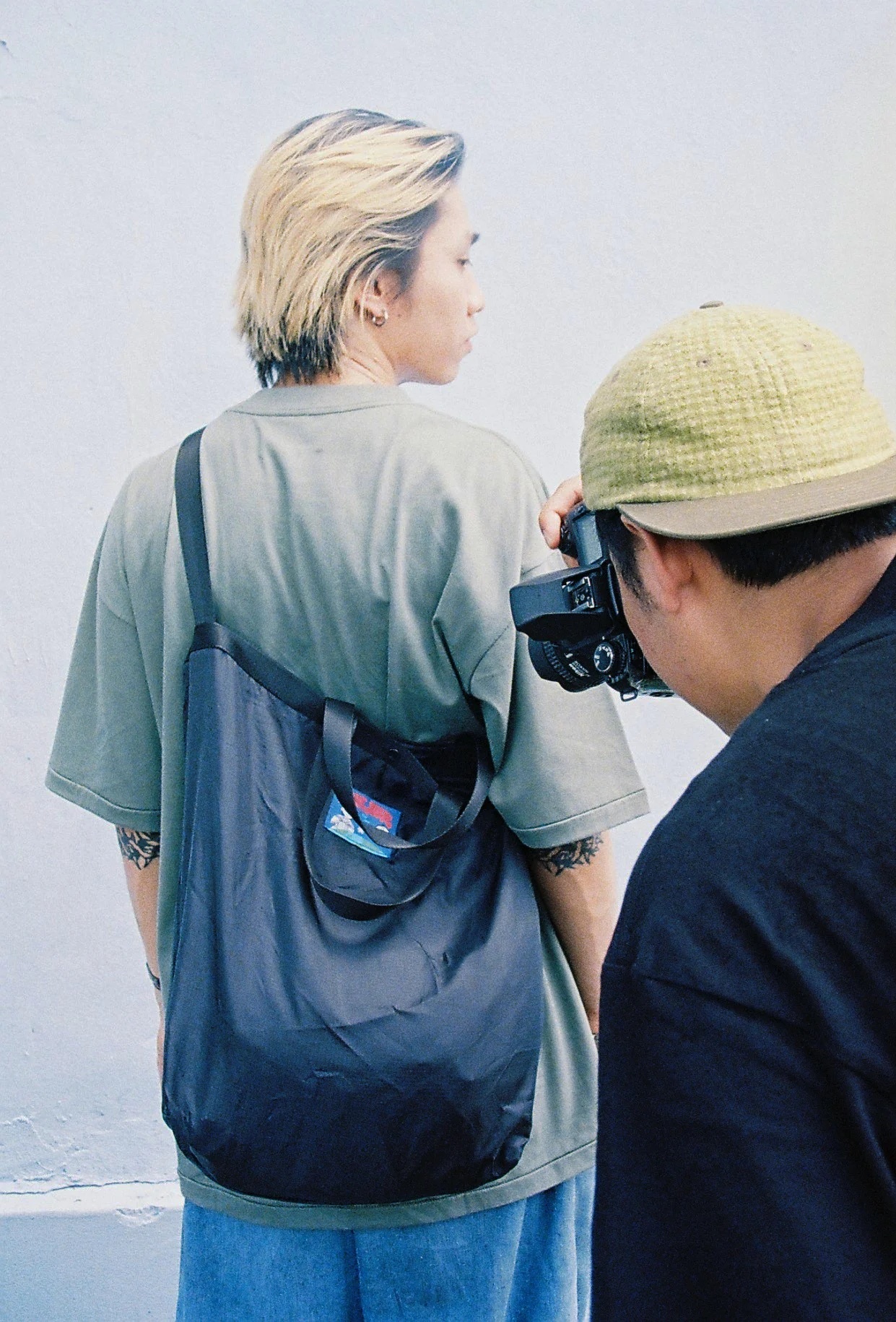 Blue Boyz Sports Club - Crime Time Nylon Side Bag Black (瑕疵)