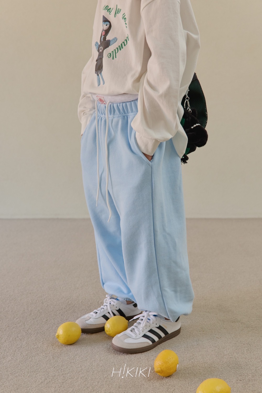 Hi! kiki 雙腰頭慢跑褲 / 2色