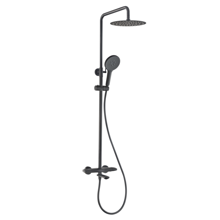 Vizio Shower Column Set (Matt Black)(VZ300104MB)