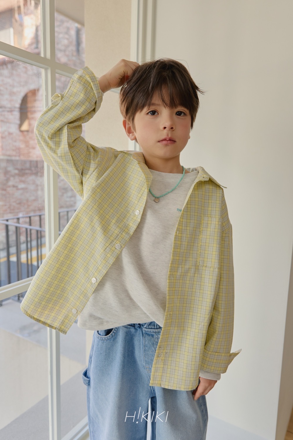 Hi! kiki 春季格紋襯衫 / 2色