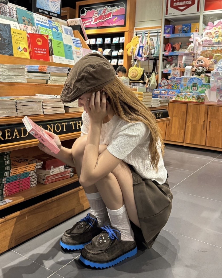 ADCDAVINCI 太陽系列 小眾款 撞色 勃肯 穆勒鞋 藍咖