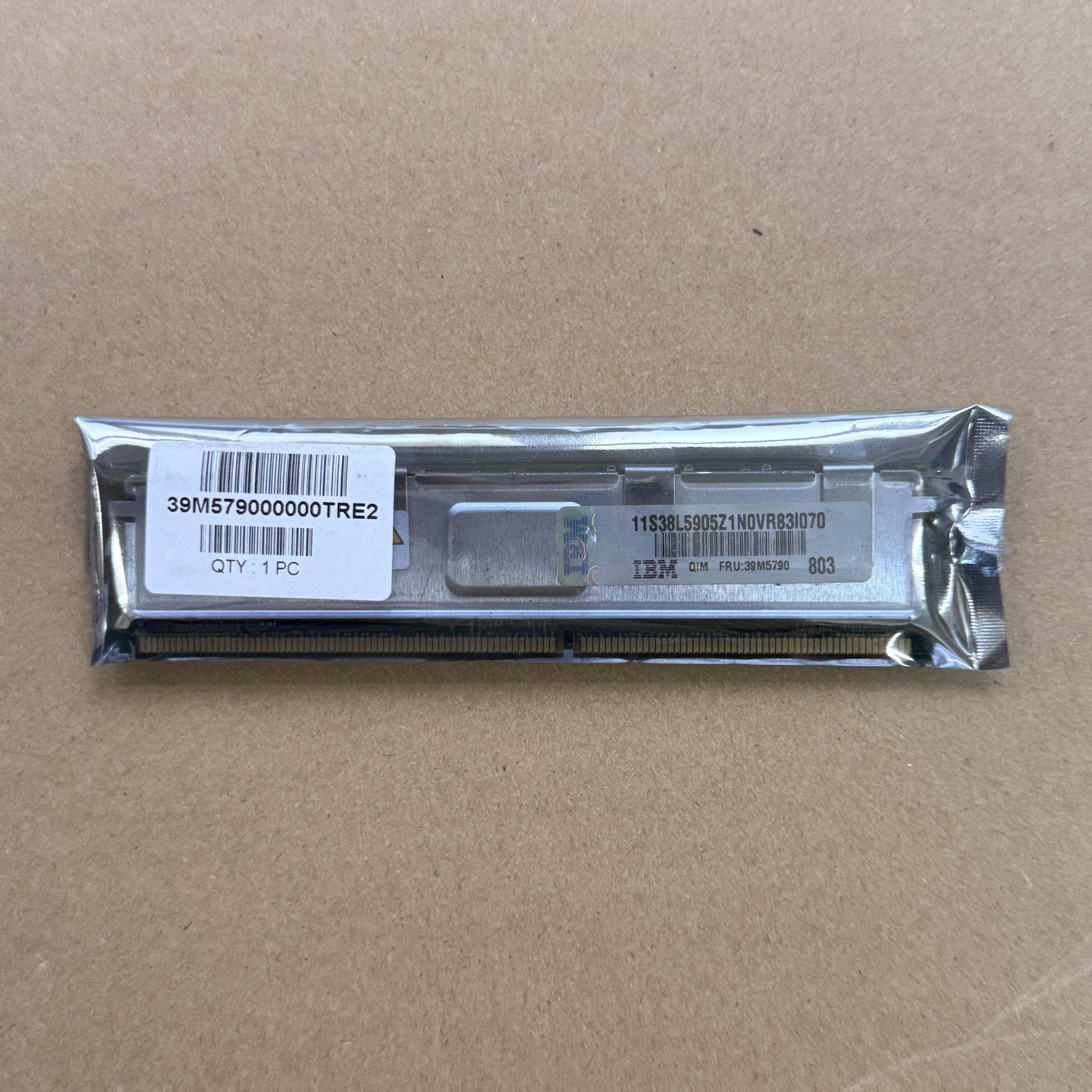 39M5790 IBM 2GB PC2-5300 DDR2 MEMORY MODULE (翻新)