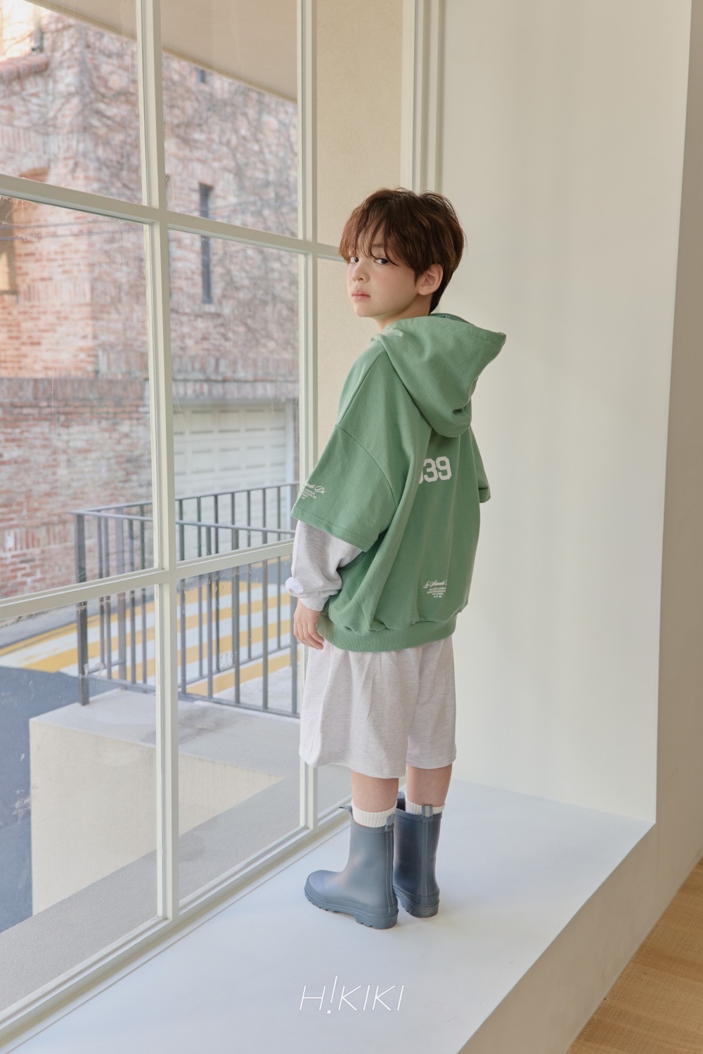 Hi! kiki 褶邊百慕達短褲 / 4色