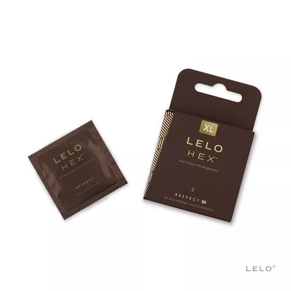 LELO HEX 加大碼乳膠安全套 (3片裝 / 12片裝 / 36片裝)