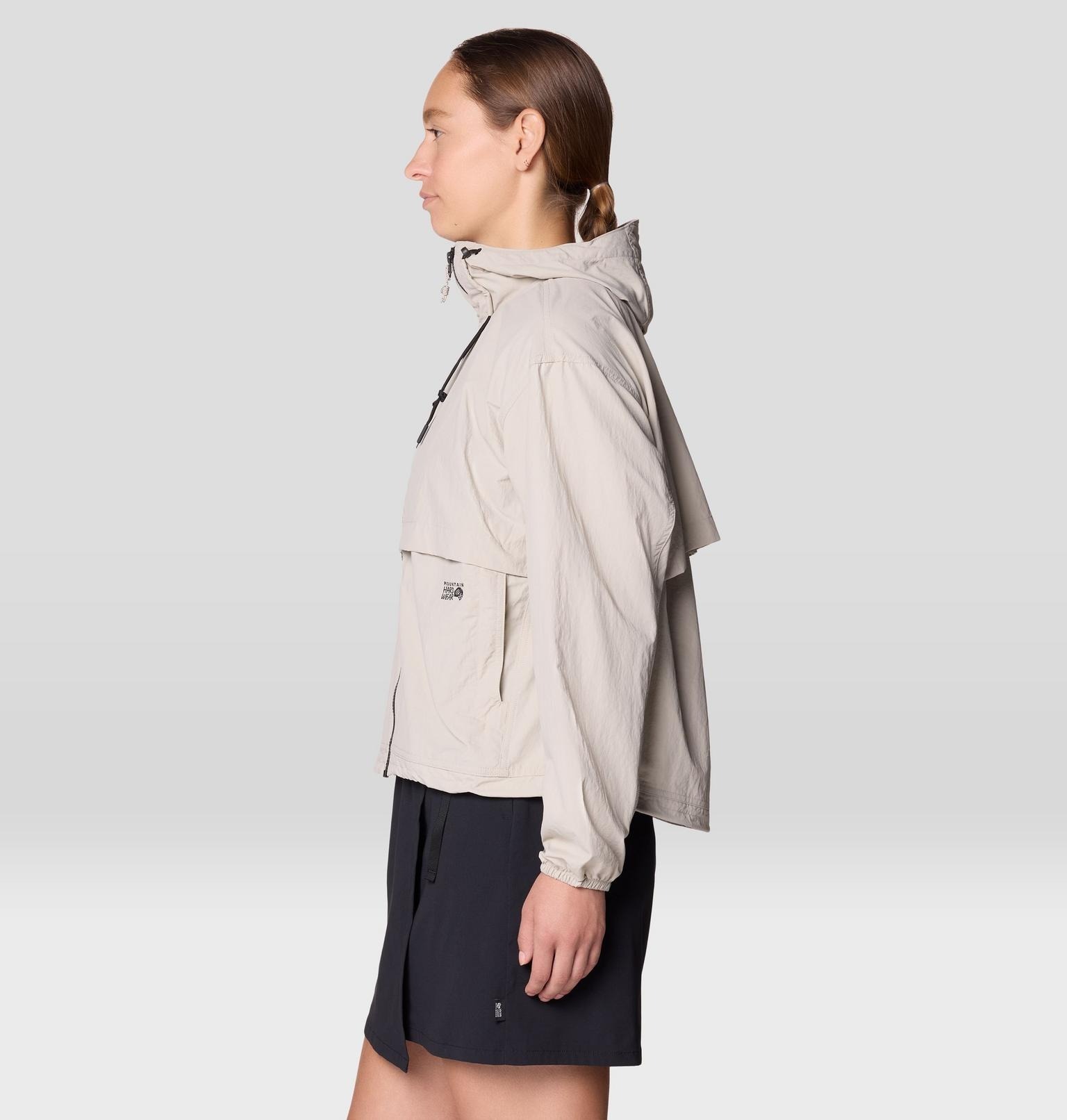 Mountain Hardwear Women's Stryder™ Jacket 女款 防風防曬連帽外套 蚌殼白 #2149151 [HappyOutdoor]