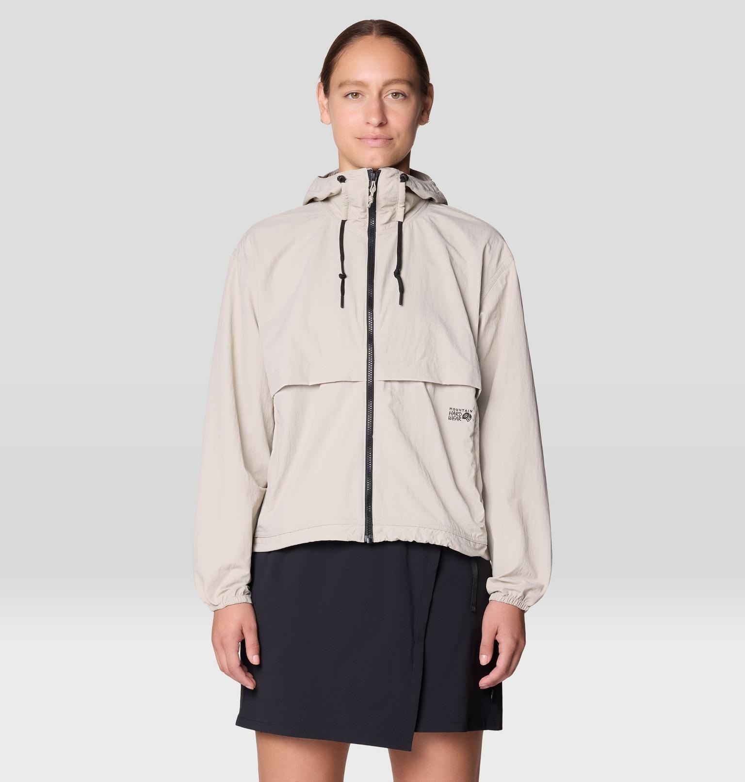 Mountain Hardwear Women's Stryder™ Jacket 女款 防風防曬連帽外套 蚌殼白 #2149151 [HappyOutdoor]