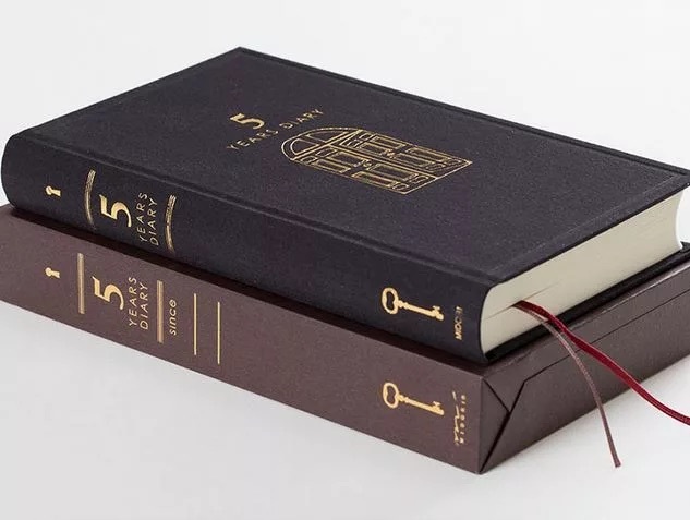 MIDORI｜5年連用日記 黑色