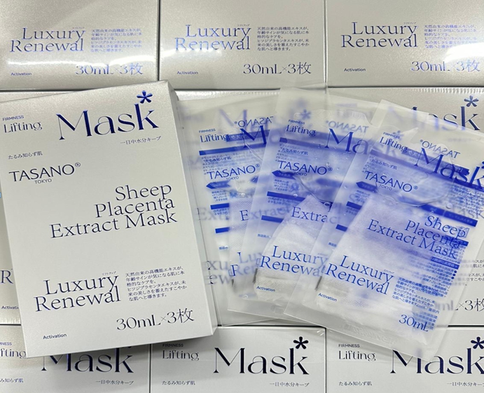 UR91 "TASANO 羊胎素萃取精華面膜  (一盒3片)" 原價$380 特價$99/2盒