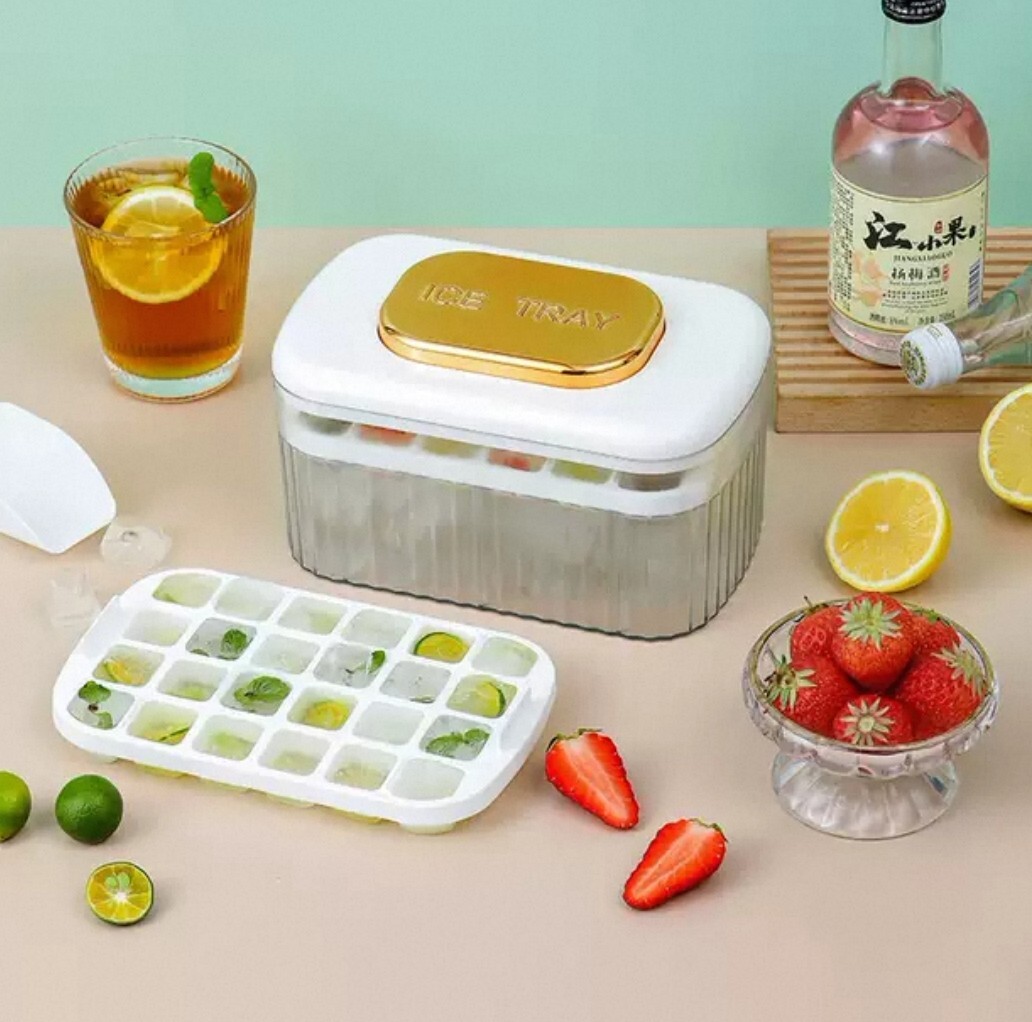 北歐風按壓式製冰盒