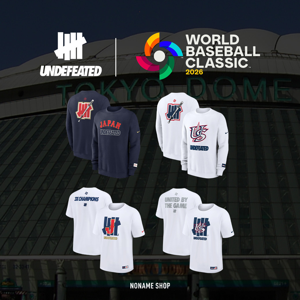 WORLD BASEBALL CLASSIC 2026 WBC X UNDEFEATED 世界棒球經典賽 聯名款 大學T/短袖 (男款)