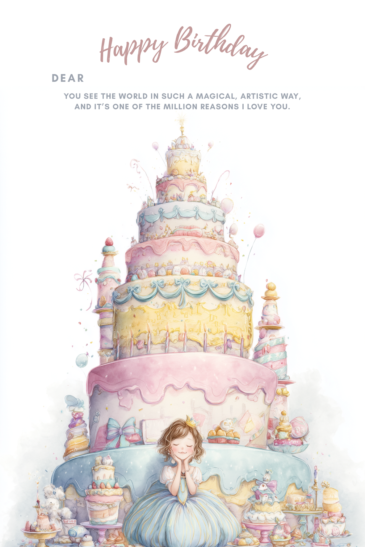 雙魚座生日卡（請於結帳頁加購）