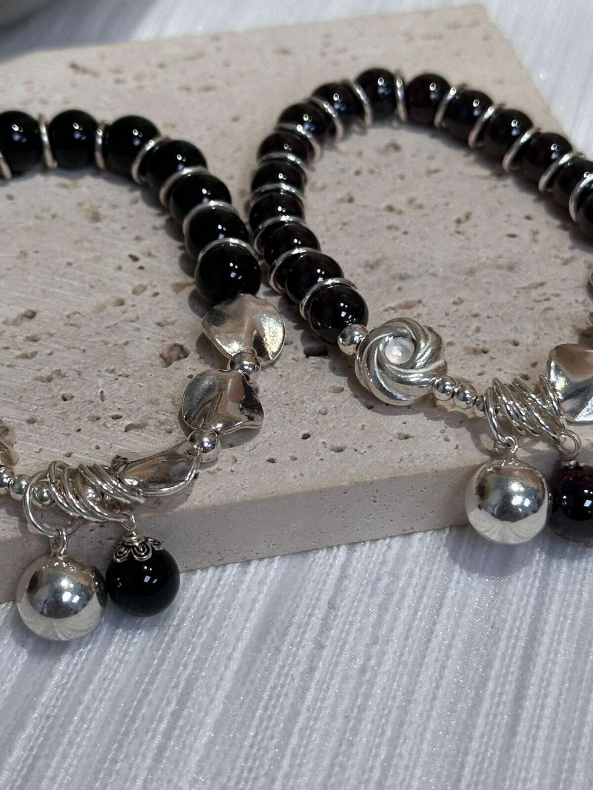 SL13175/小雲片片間水間925手鏈