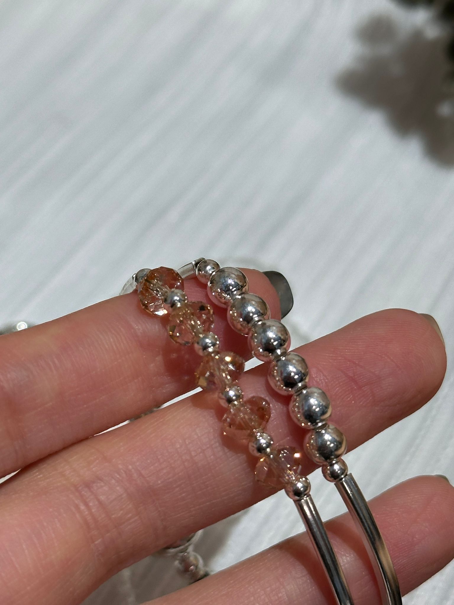 SL13193/施華洛石雙層925手鏈