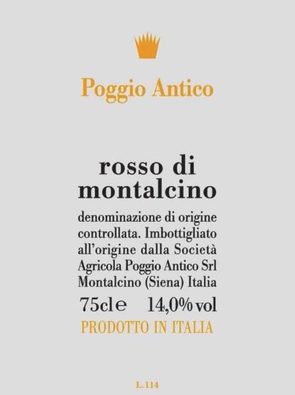 Poggio Antico Rosso di Montalcino 2021