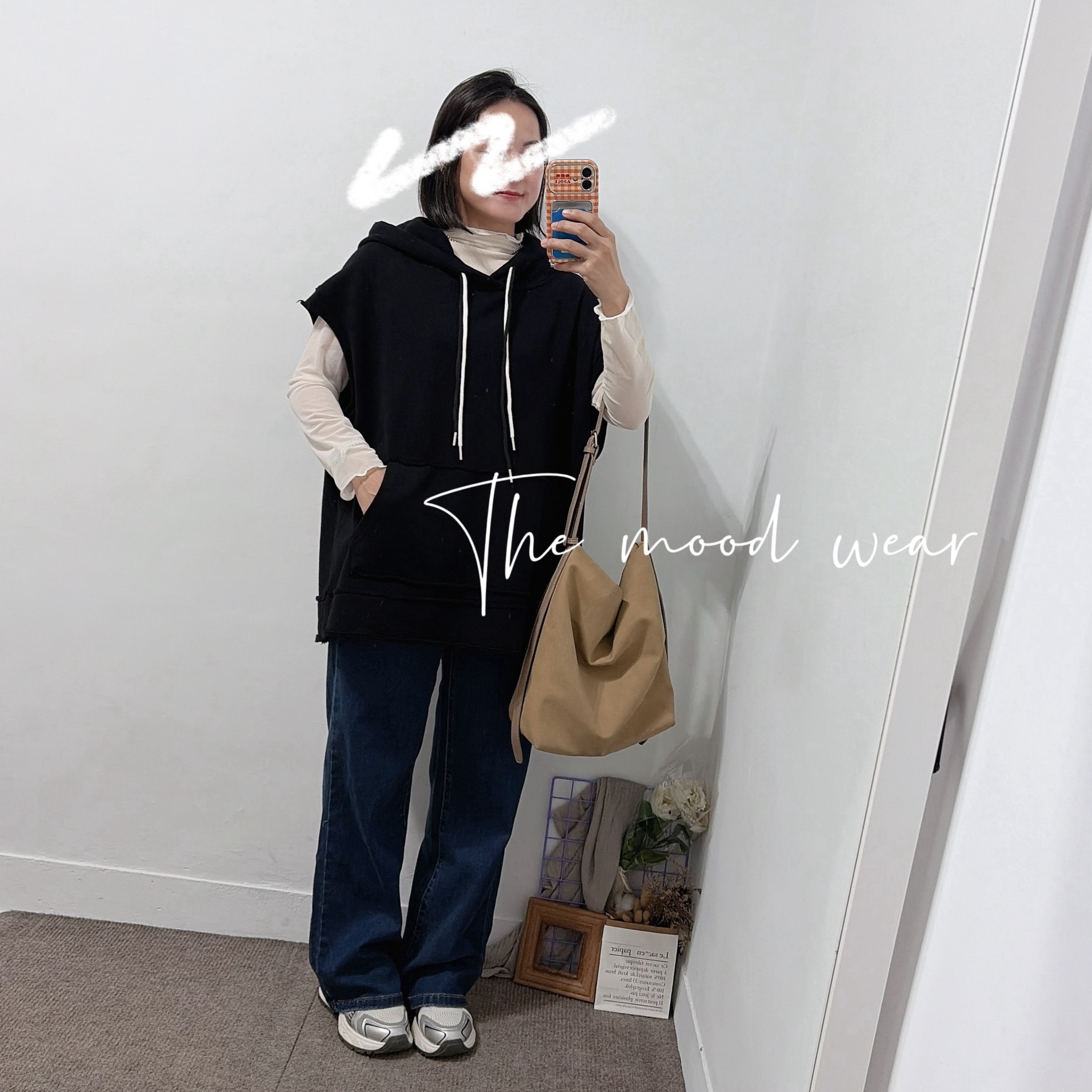 S-3XL雙色褲頭設計 超長腿口袋寬褲