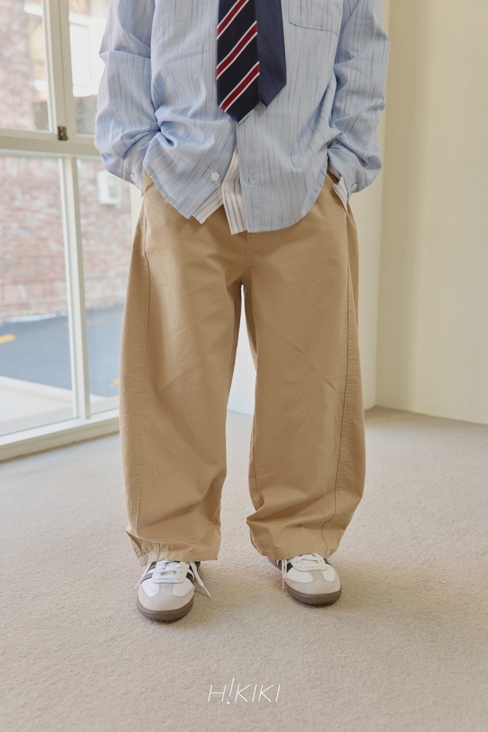Hi! kiki 棉質彎刀褲 / 2色