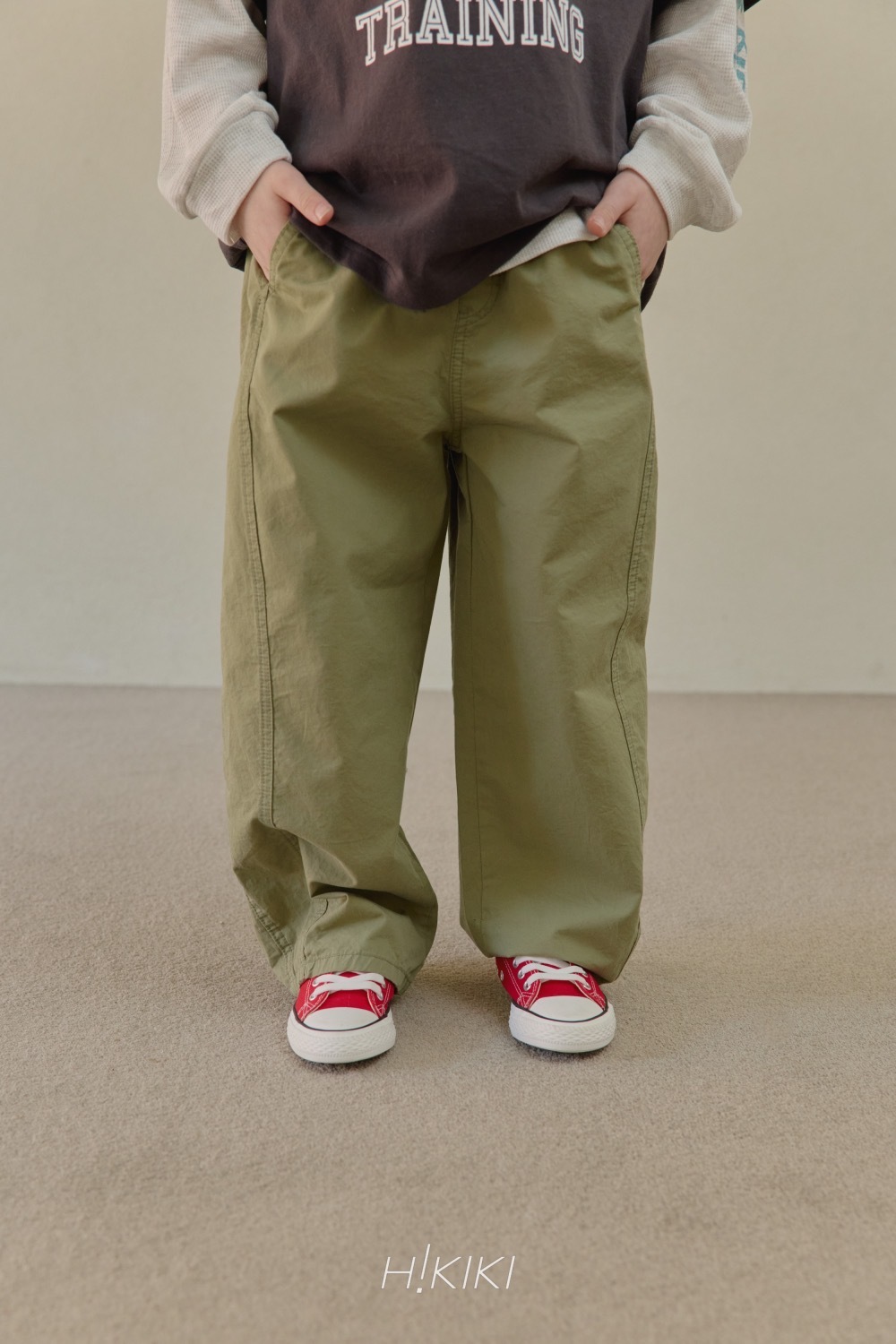 Hi! kiki 棉質彎刀褲 / 2色