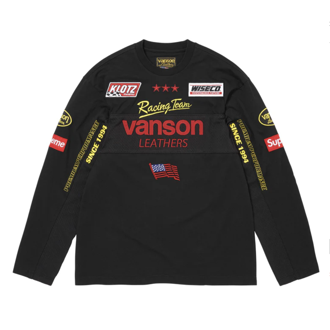 【Supreme】0228春夏開季WEEL1 發售Supreme®/Vanson Leathers® L/S Top