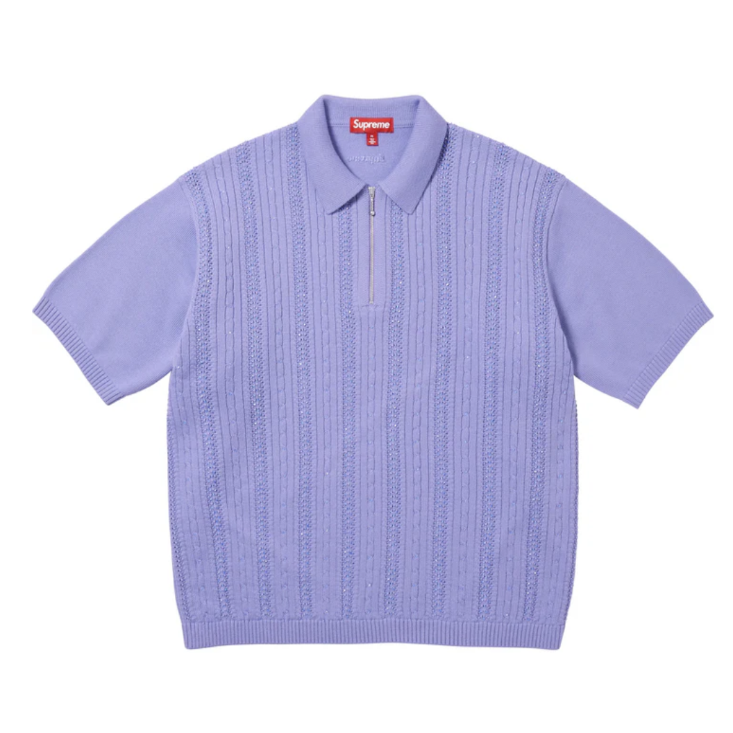 【Supreme】0228春夏開季WEEL1 發售Beaded Zip S/S Polo Sweater