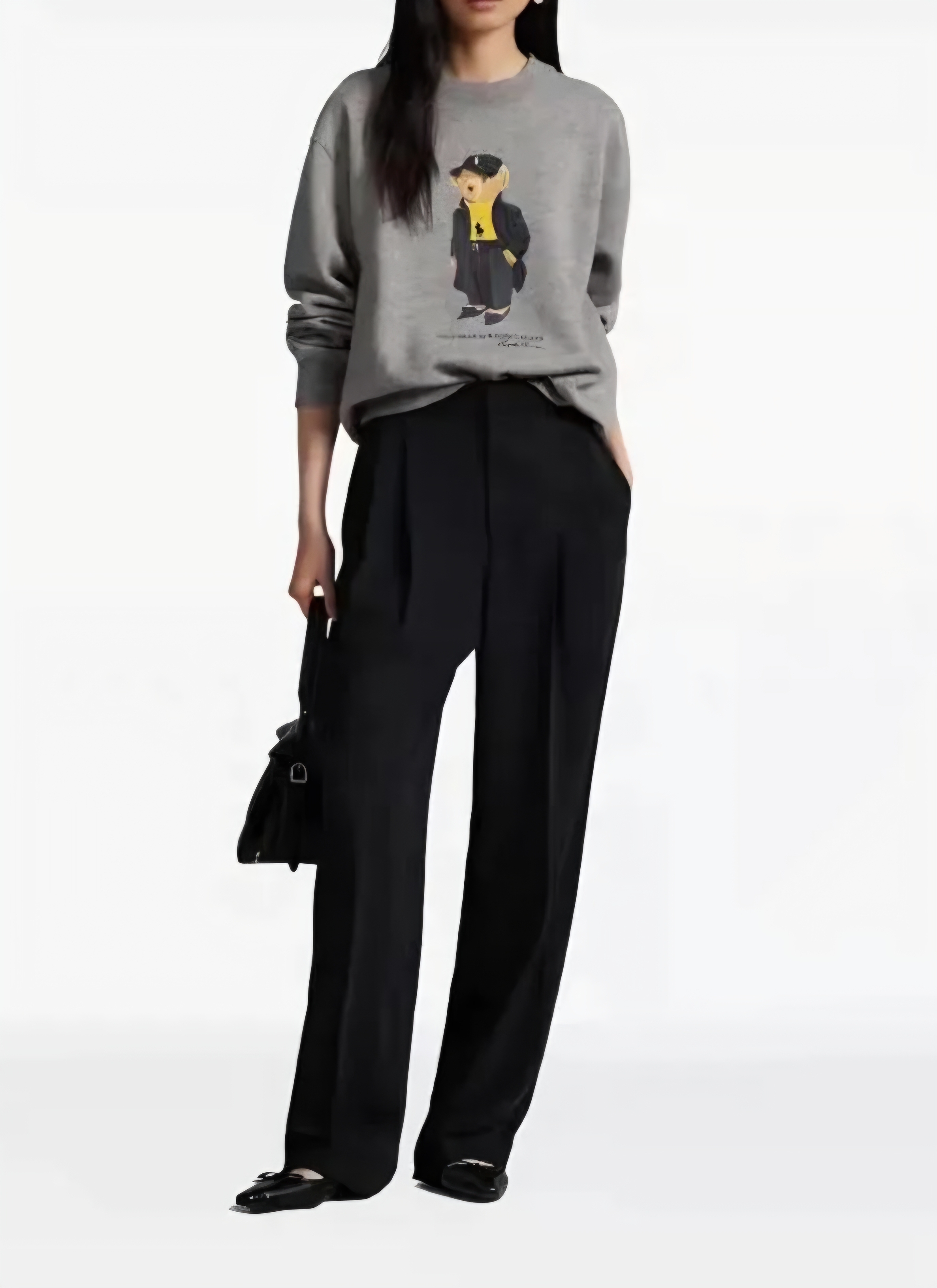 Ralph Lauren 灰色圓領衛衣 男女可穿