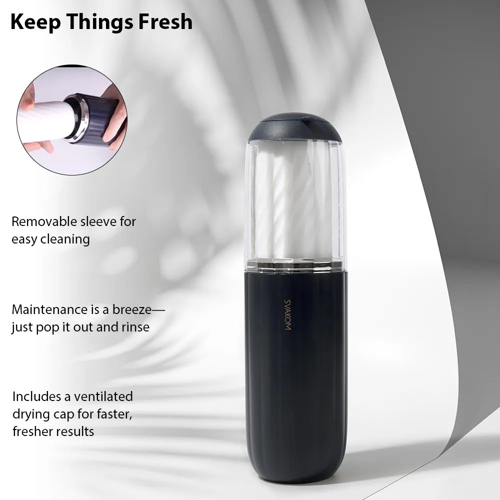 SVAKOM - Alex Neo 2 智能遠程 自動抽插電動飛機杯 深藍色