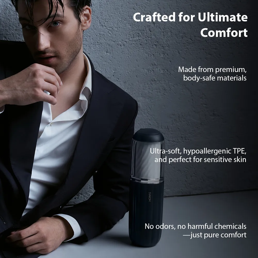 SVAKOM - Alex Neo 2 智能遠程 自動抽插電動飛機杯 深藍色