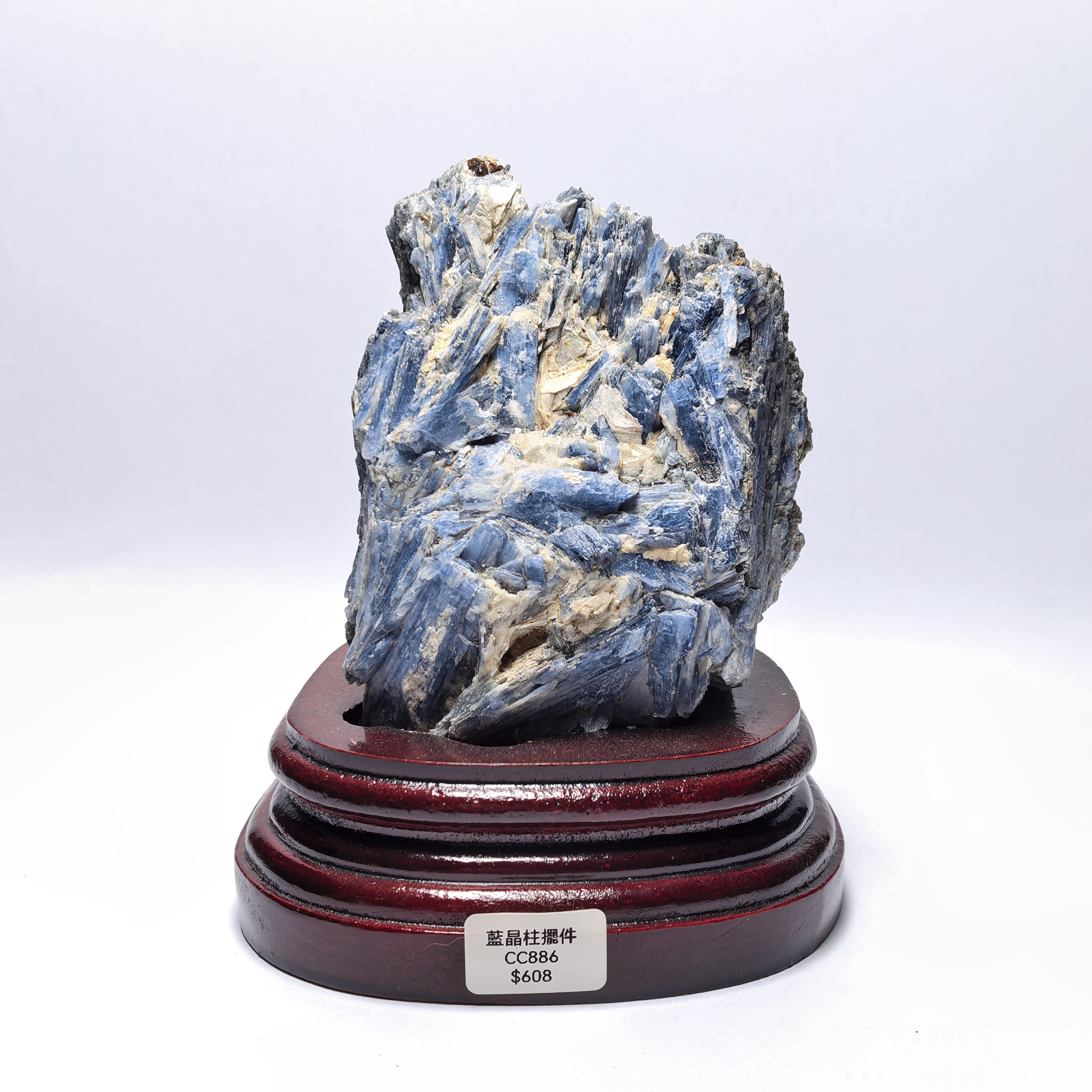 藍晶柱擺件 CC886