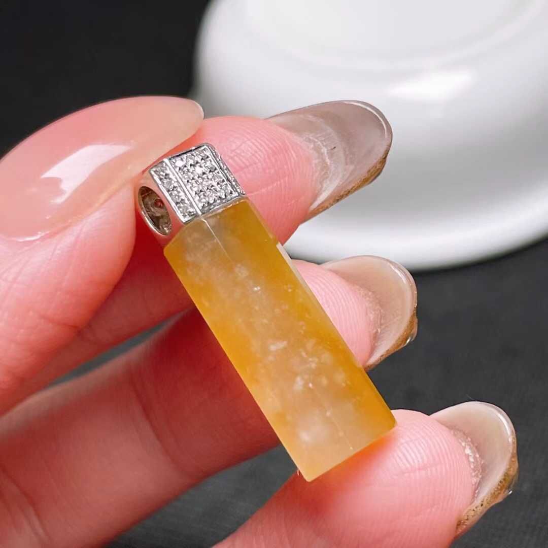 翡翠無事牌吊墜,天然翡翠A玉, 緬甸玉, Jade, Jadeite