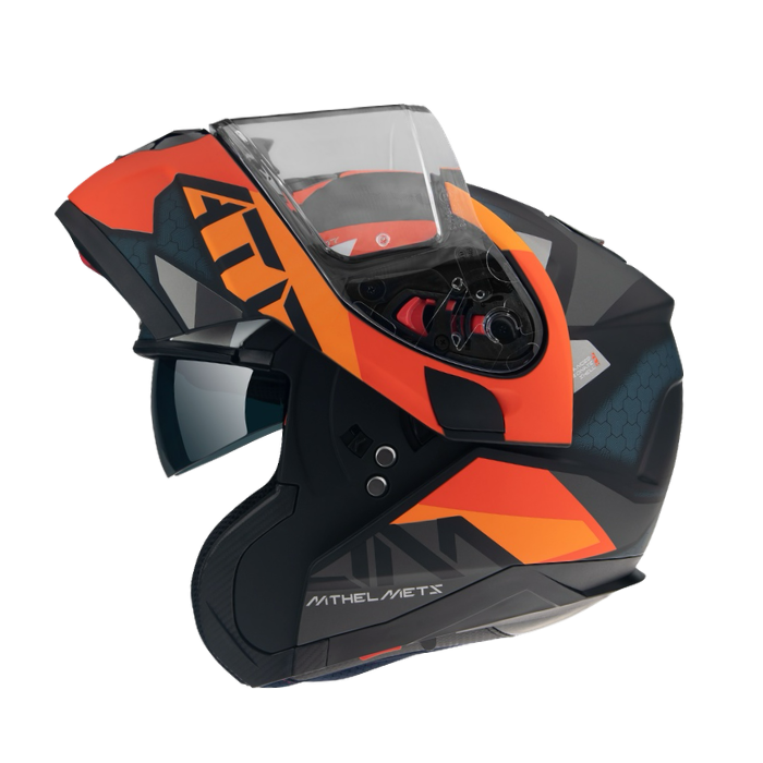 MT HELMETS ATOM SV W17 A4 MATT ORANGE