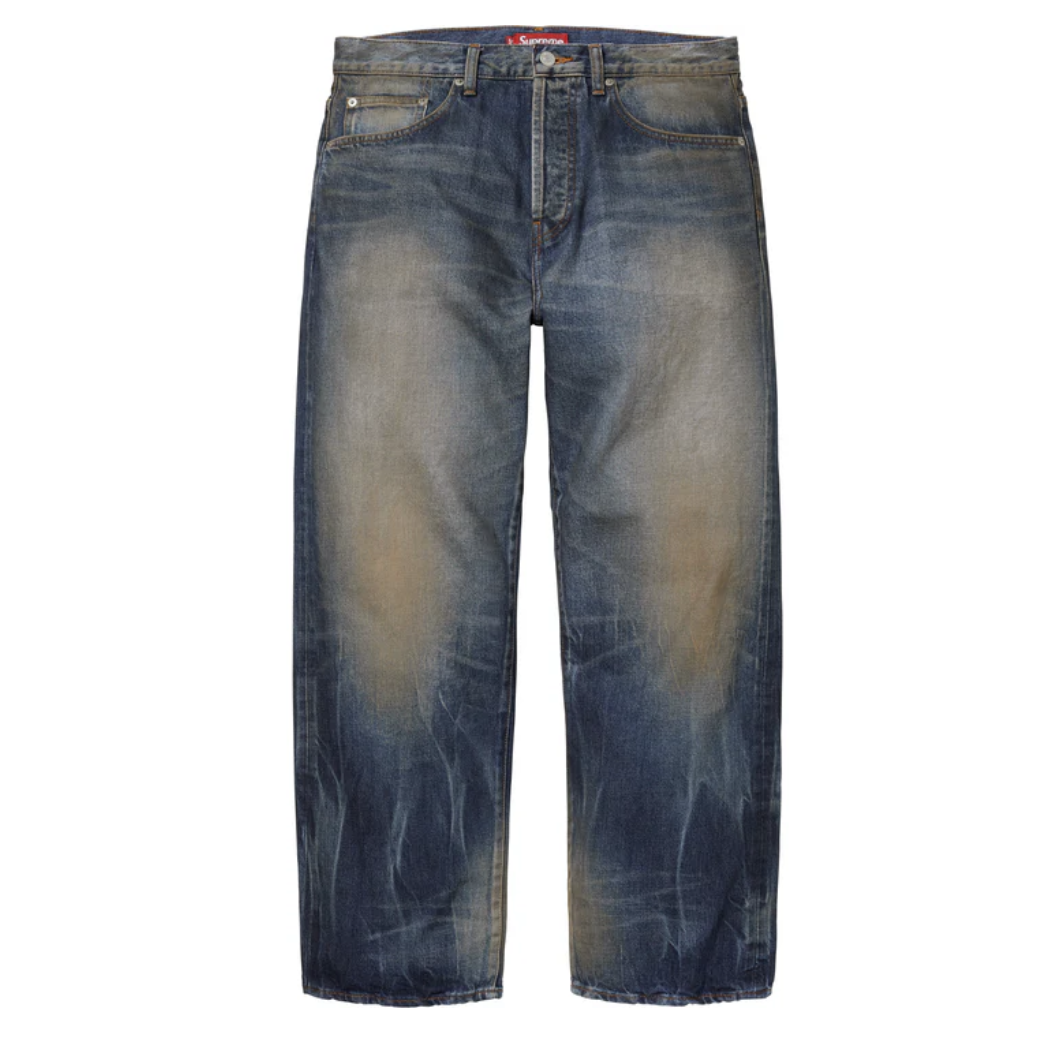 【Supreme】0228春夏開季WEEL1 發售Distressed Loose Fit Selvedge Jean