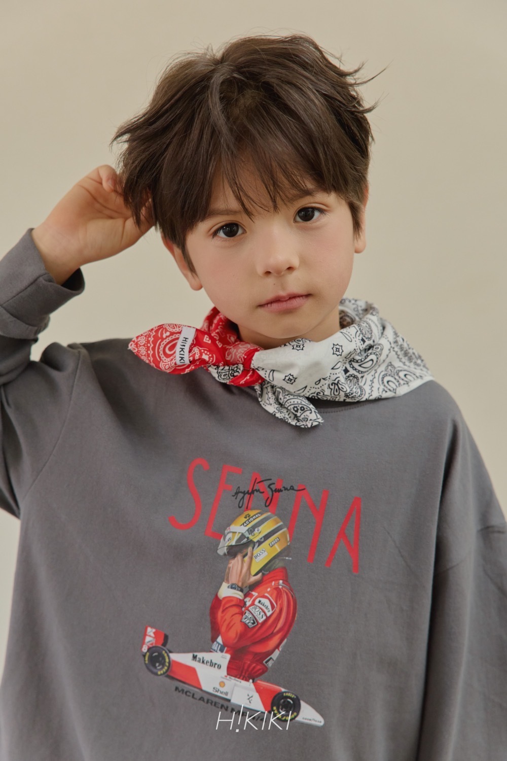 Hi! kiki 雙拼色領巾 / 2色