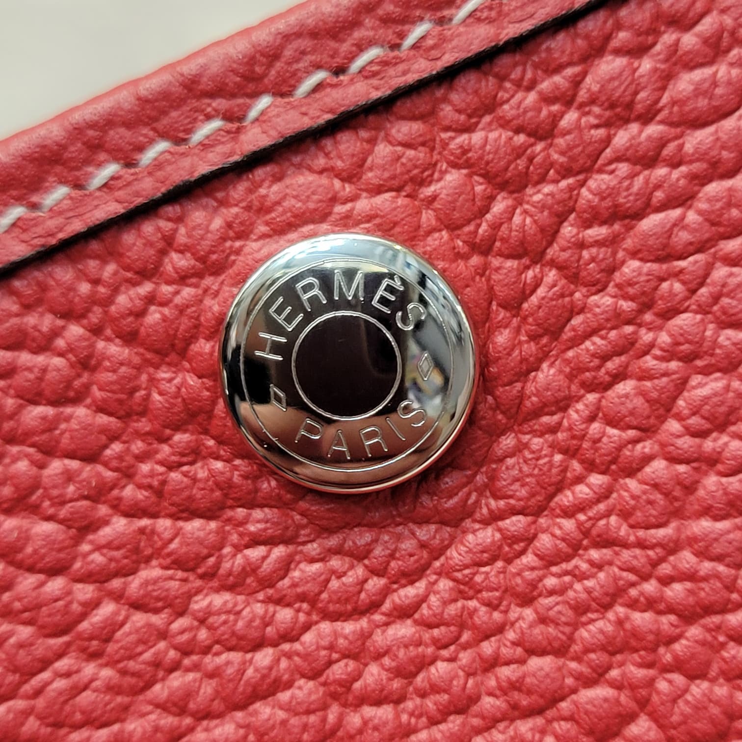 99%/UNUSED HERMES GARDEN PARTY 30 Q5 ROUGE CASAQUE CK 國旗紅